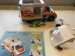 Playmobil ambulance met licht en geluid, Comme neuf, Ensemble complet, Enlèvement ou Envoi