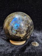 Prachtige Labradoriet Bol - 9,5 cm - 1,3 KG !, Ophalen of Verzenden, Mineraal