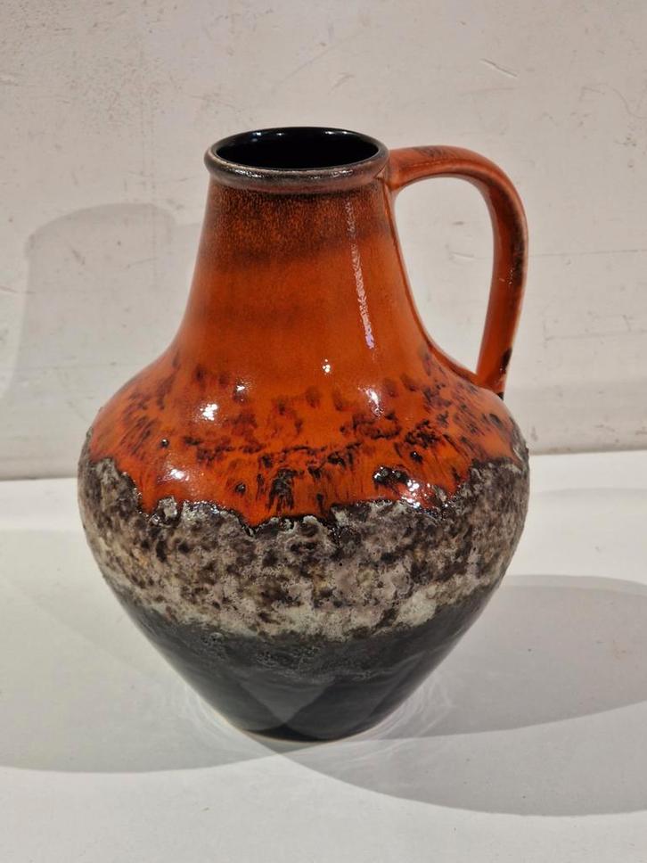 Fat lava keramische vaas mid century,  roth of van daalen, Antiek en Kunst, Antiek | Keramiek en Aardewerk, Ophalen of Verzenden