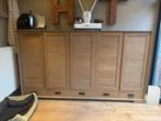 kast teak, Huis en Inrichting, Ophalen, Teakhout, 200 cm of meer, 25 tot 50 cm