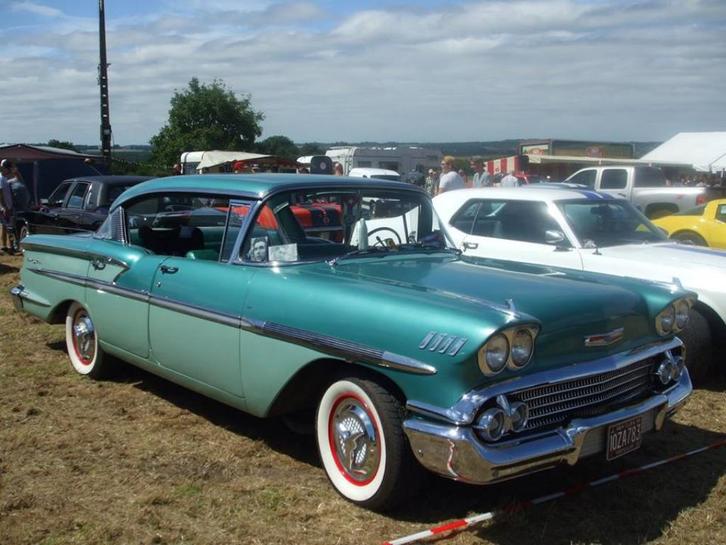 chevrolet belair 1958  V8, Autos, Chevrolet, Particulier, Essence, Autre carrosserie, 4 portes, Automatique, Vert, Autres couleurs