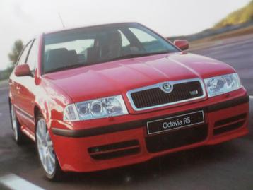 Skoda Octavia RS 2001 Brochure beschikbaar voor biedingen