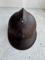 Wo1 Franse helm artillerie koloniale troepen met binnenwerk, Verzamelen, Ophalen of Verzenden