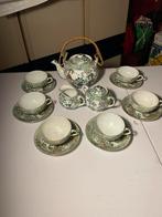Antiek Japans theeservies 6 pers, Antiek en Kunst, Antiek | Servies compleet, Ophalen