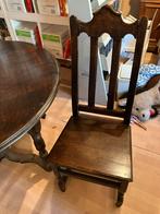 Set van zes eikenhouten stoelen., Antiek en Kunst, Ophalen