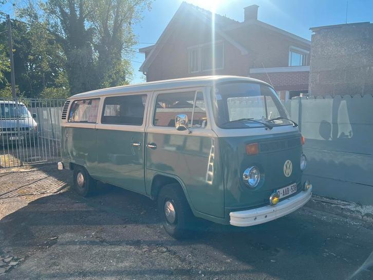 Vw t2b bus, Auto's, Oldtimers, Particulier, Schuifdeur, Volkswagen, Benzine, Overige carrosserie, 4 deurs, Handgeschakeld, Groen