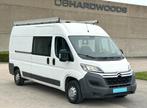 Dubbele Cabine Citroen Jumper 6 zitplaatsen l 21% BTW wagen, Start-stop-systeem, 2500 kg, Wit, 6 zetels