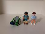Playmobil patiënt en kinesist met rolstoel - compleet, Ophalen of Verzenden, Zo goed als nieuw, Complete set