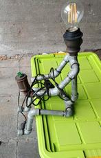 Bureaulampen te koop (eigen creatie), Gebruikt, 50 tot 75 cm, Steampunk / industrieel, Ophalen of Verzenden