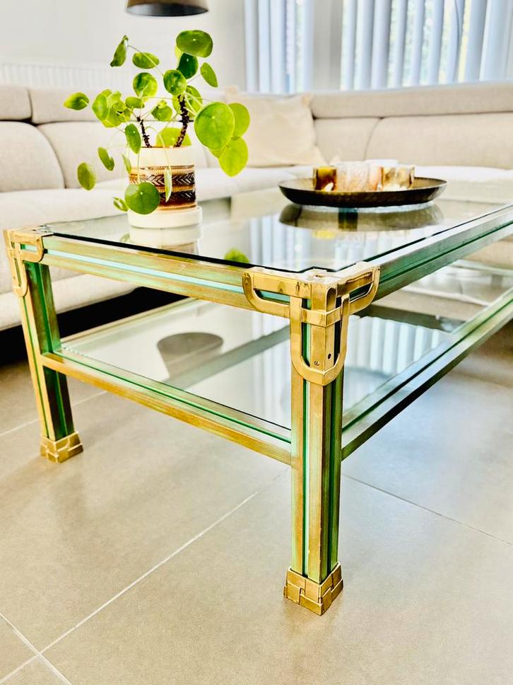 Set vintage design Valenti Spain Coffee Tables 1970s., Huis en Inrichting, Tafels | Salontafels, Glas, Ophalen