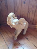 Vintage olifant in ivoorlook, Antiek en Kunst, Verzenden