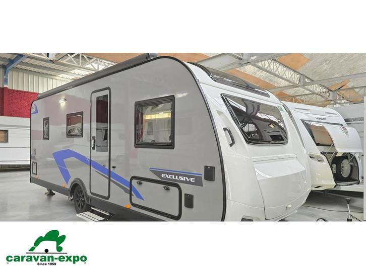 CARAVELAIR 586 EXCLUSIVE LINE, Caravans en Kamperen, Caravans, Bedrijf, tot en met 6, 1250 - 1500 kg, Caravelair, 6 tot 7 meter