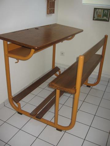 ORIGINAL!!! Superbe bureau ancien en véritable chêne et gros