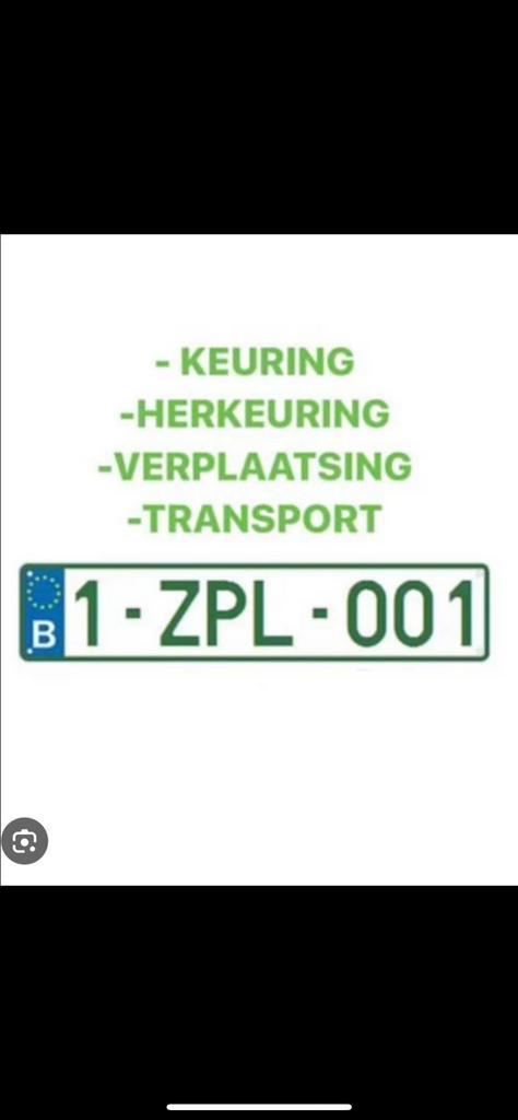 Z platen voor keuring en verplaatsing aan TOP PRIJS, Auto diversen, Kentekenplaathouders, Ophalen