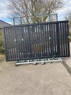 Metalen poort, draaihekken, Tuin en Terras, Ophalen, Nieuw, IJzer, Sierhekwerk