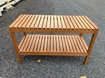Banc de rangement IKEA en bois beschikbaar voor biedingen