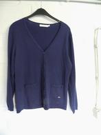 Donkerpaarse cardigan, merk : Luna's, maat 44, Paars, Maat 42/44 (L), Ophalen of Verzenden, Zo goed als nieuw