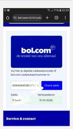 Cadeaubonnen bol com €200
