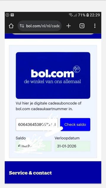 Cartes-cadeaux bol com 200€, Tickets & Billets
