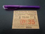 Ticket RSC Anderlecht - Newcastle 11/03/1970 !, Collections, Enlèvement ou Envoi, Comme neuf, Autres types