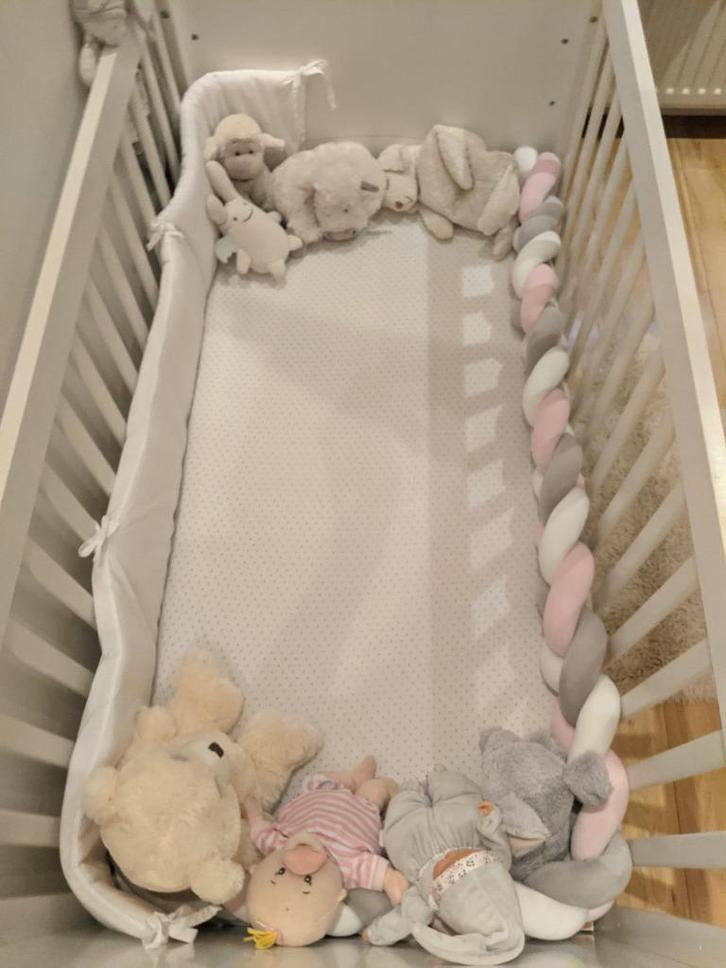 Lit évolutif, Kinderen en Baby's, Kinderkamer | Bedden, Gebruikt, 140 tot 160 cm, 70 tot 85 cm, Lattenbodem, Matras, Ophalen