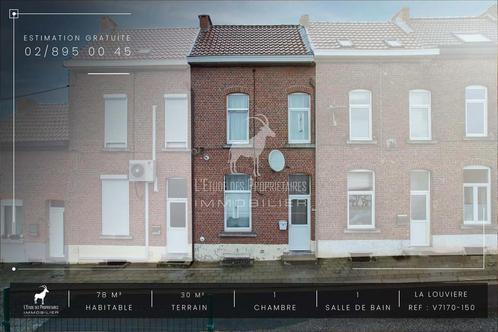 Maison à vendre à La Louviere, 1 chambre, Immo, Huizen en Appartementen te koop, Vrijstaande woning