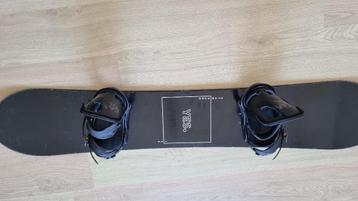 Yes Standard 158 snowboard met Burton Cartel bindingen, Enlèvement, Utilisé, Planche