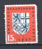 SAAR Yt. 361 gestempeld 1957, Postzegels en Munten, Ophalen of Verzenden, Gestempeld