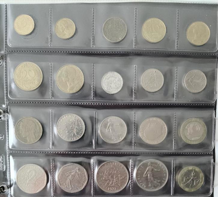 Munten uit Frankrijk (Doe gerust een bod), Postzegels en Munten, Munten | Europa | Euromunten, Setje, Frankrijk, Ophalen