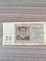 Bankbiljet van 20 Belgische frank, Postzegels en Munten, Ophalen of Verzenden, Bankbiljetten