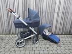 Kinderwagen / Buggy Mutsy Nio in blauw - Complete set in goe, Ophalen, Gebruikt, Combiwagen, Mutsy