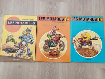 3 BD Les Motards (T1,2 et 6) de Degotte beschikbaar voor biedingen