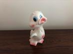 Retro vintage pieper pieppop eendje rubbertoys Italy, Verzamelen, Ophalen of Verzenden, Zo goed als nieuw