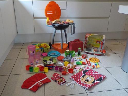 verzameling kookspulletjes / barbecue Little Tikes en kassa, Kinderen en Baby's, Speelgoed | Speelkeukens, Gebruikt, Speelkeuken