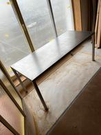 Mooie bureau stijl Maarten Van Seeveren in aluminium, Ophalen, Zo goed als nieuw, Bureau