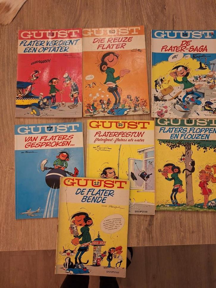 Lot van 7 guust flater strips, Livres, BD, Enlèvement ou Envoi