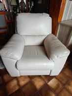 Lederen zetels met relax, Huis en Inrichting, Fauteuils, Ophalen, Zo goed als nieuw