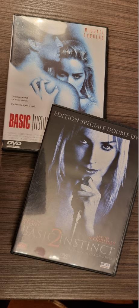 2 DVD : Basic instinct, CD & DVD, DVD | Thrillers & Policiers, Comme neuf, Détective et Thriller, À partir de 16 ans, Enlèvement ou Envoi