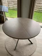 Uitschuifbare ronde tafel merk Calligaris, Huis en Inrichting, Tafels | Salontafels, Ophalen, Gebruikt