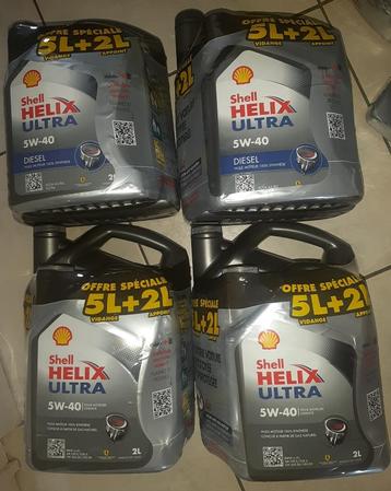 Shell 7 liter motorolie 5w40 - benzine of diesel beschikbaar voor biedingen