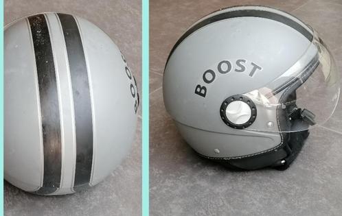 Helm scooter - maat XS (! Buitenlaag is wel kleverig geworde, Fietsen en Brommers, Brommerhelmen, Gebruikt, Extra small of kleiner