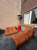 Togo de Ligne Roset en gros cuir cognac, Huis en Inrichting, Zetels | Zetels en Chaises Longues, Leer, Ophalen of Verzenden, Zo goed als nieuw