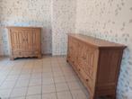 A vendre 1 meuble buffet et 1 meuble bar, Ophalen, Gebruikt, Eikenhout