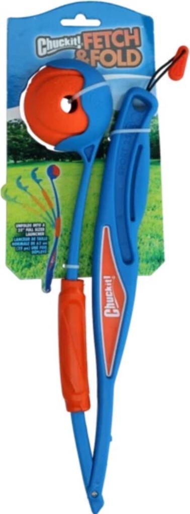 Chuckit! Fetch & Fold Launcher Nieuw!, Dieren en Toebehoren, Hondenspeelgoed, Nieuw, Apporteerspeelgoed, Ophalen of Verzenden