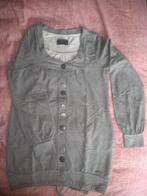 Originele grijze sweatertrui met leuke knopen, Maat 38/40 (M), Nümph, Ophalen of Verzenden, Grijs