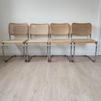 Set van 4 vintage Cesca stoelen - "Made in Italy", Gebruikt, Ophalen