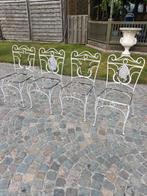 4 smeedijzeren tuinstoelen (met werk aan,zeer kleine prijs), Ophalen, Gebruikt