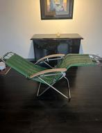 2 prachtige vintahe ligstoelen te koop, Ophalen, Zo goed als nieuw