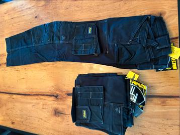 Nieuw SNICKERS Comfort Cotton 148 zwarte broek beschikbaar voor biedingen