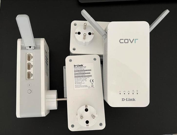 Dlink Covr-p2500 mesh wifi, Computers en Software, Powerlines, Gebruikt, Ophalen